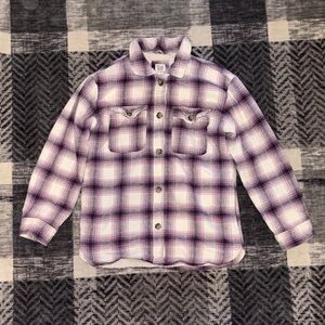 GAP Kids Purple Checkered Jacket